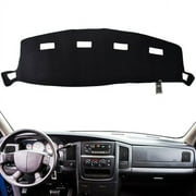 XUKEY Dashboard Cover For Dodge RAM 1500 2500 3500 2002-2005 Pickup Truck Dash Mat Pad Black